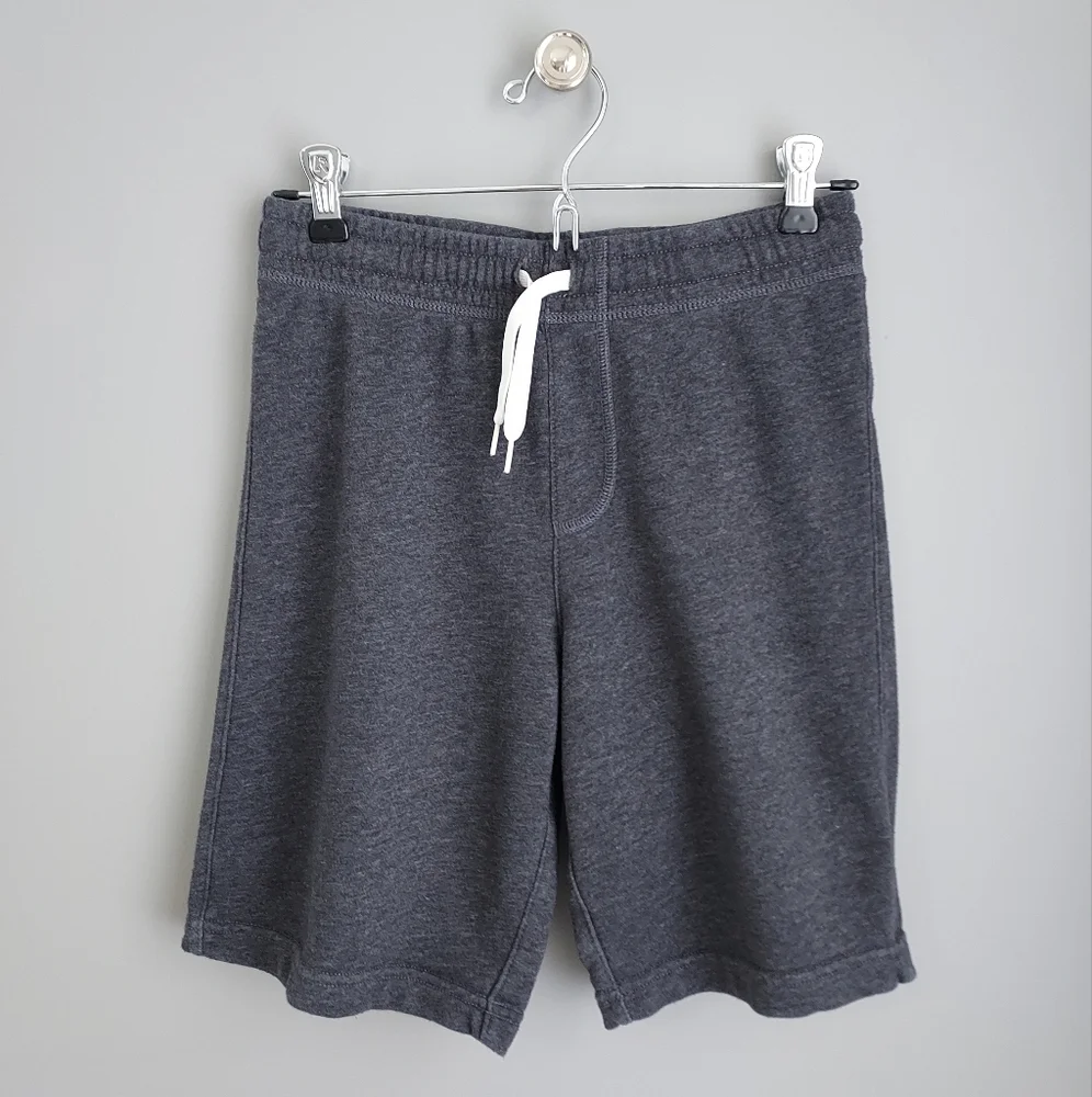 2 pair; Old Navy Camo (1) and Gray (1) Jogger Shorts for Boys, size 10-12 - Picture 2 of 13